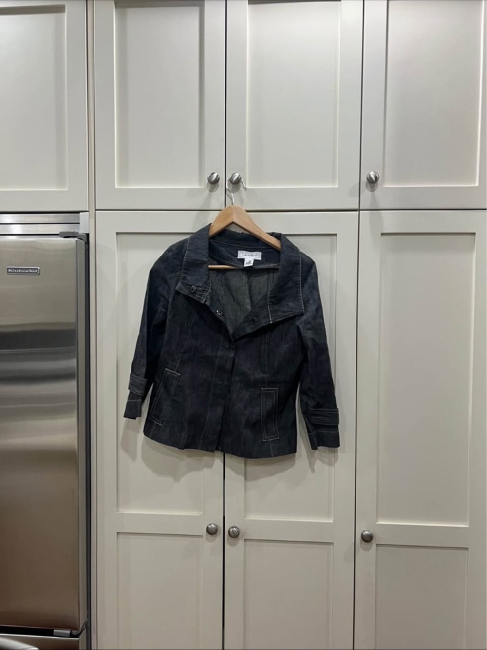 Calvin Klein button up denim top jacket